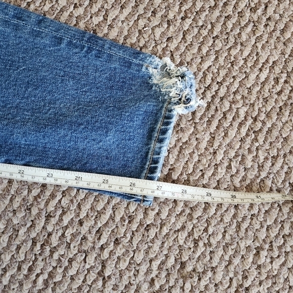 Agolde Toni Straight Ankle Blue Wash Women's Size 25 - Picture 8 of 10